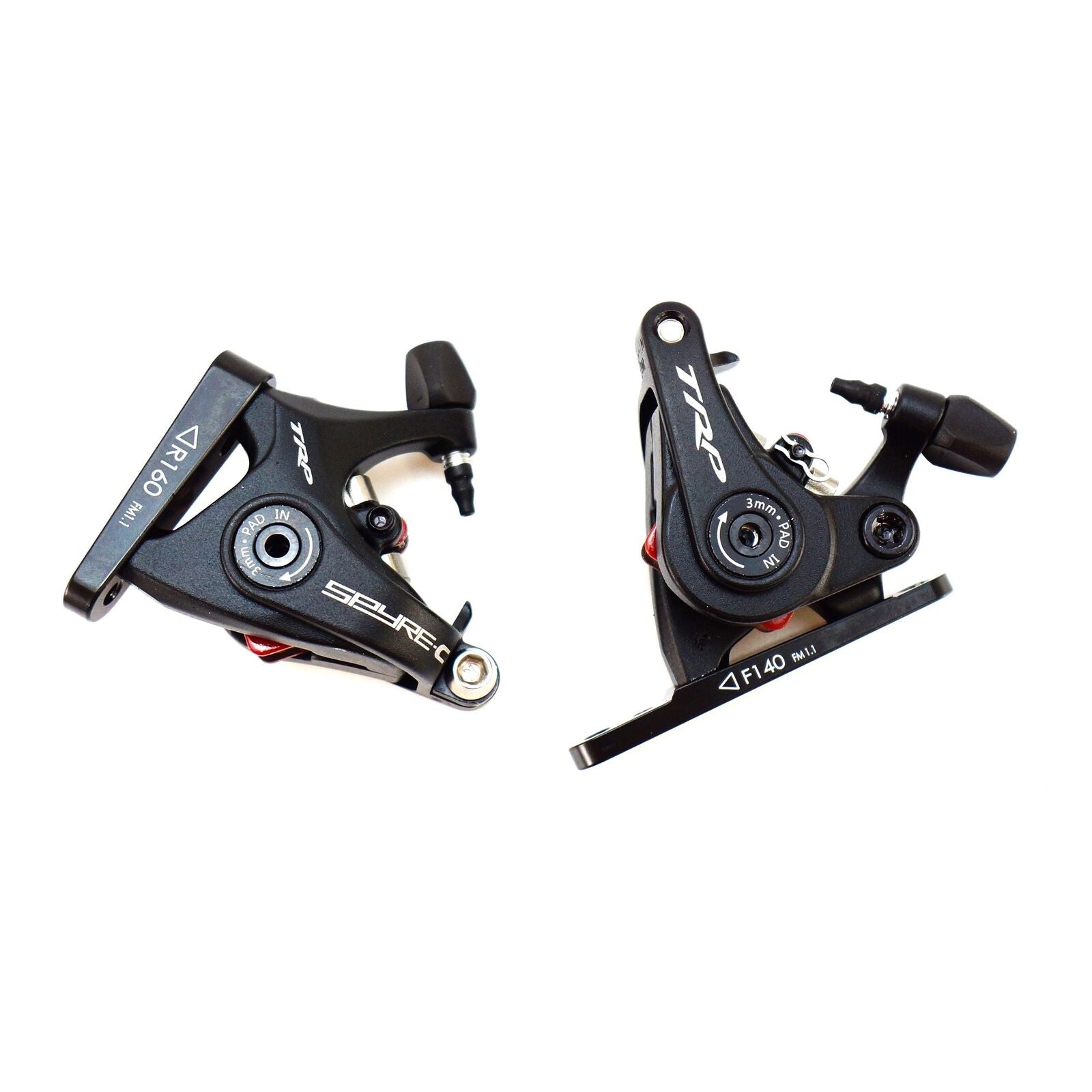 TRP Spyre FlatMount Front+Rear Bike Disc Brake Set+160mm